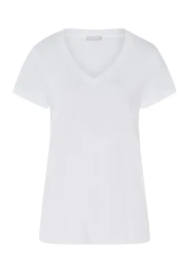 Sleep And Lounge V-Neck T-Shirt | White 77876-101