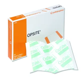 Smith & Nephew 4987 Opsite Transparent Adhesive Dressing, Water Proof Film, Moisture Vapor Permeable Size 30cm x 28cm