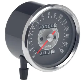 Smiths Speedometer Replica - Grey Face 1:1.25 Ratio - For Triumph Motorcycles