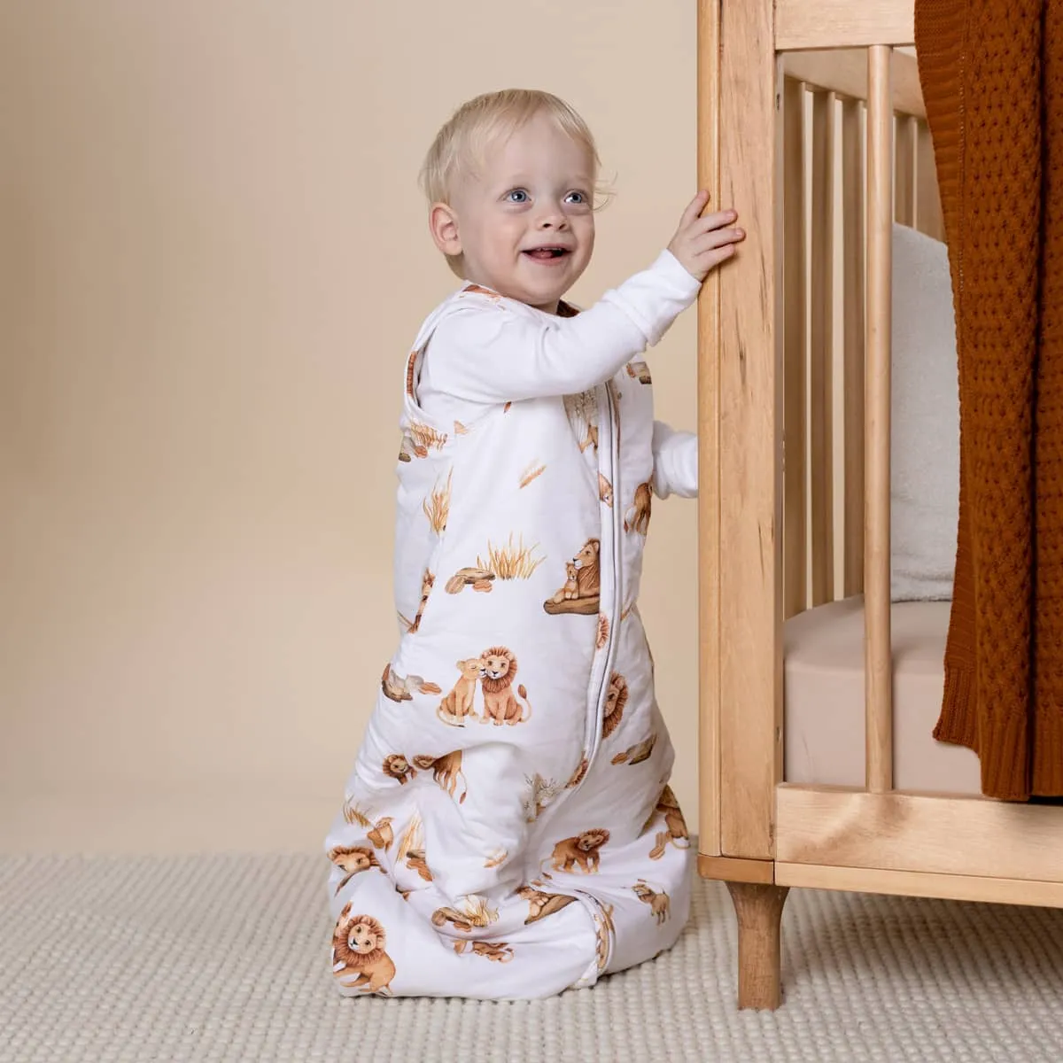 Snuggle Hunny Organic Jersey Sleeping Bag 2.5 TOG - Lion