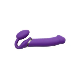 Strap-on-me Vibrating 3 Motors Strap On Xl - Purple