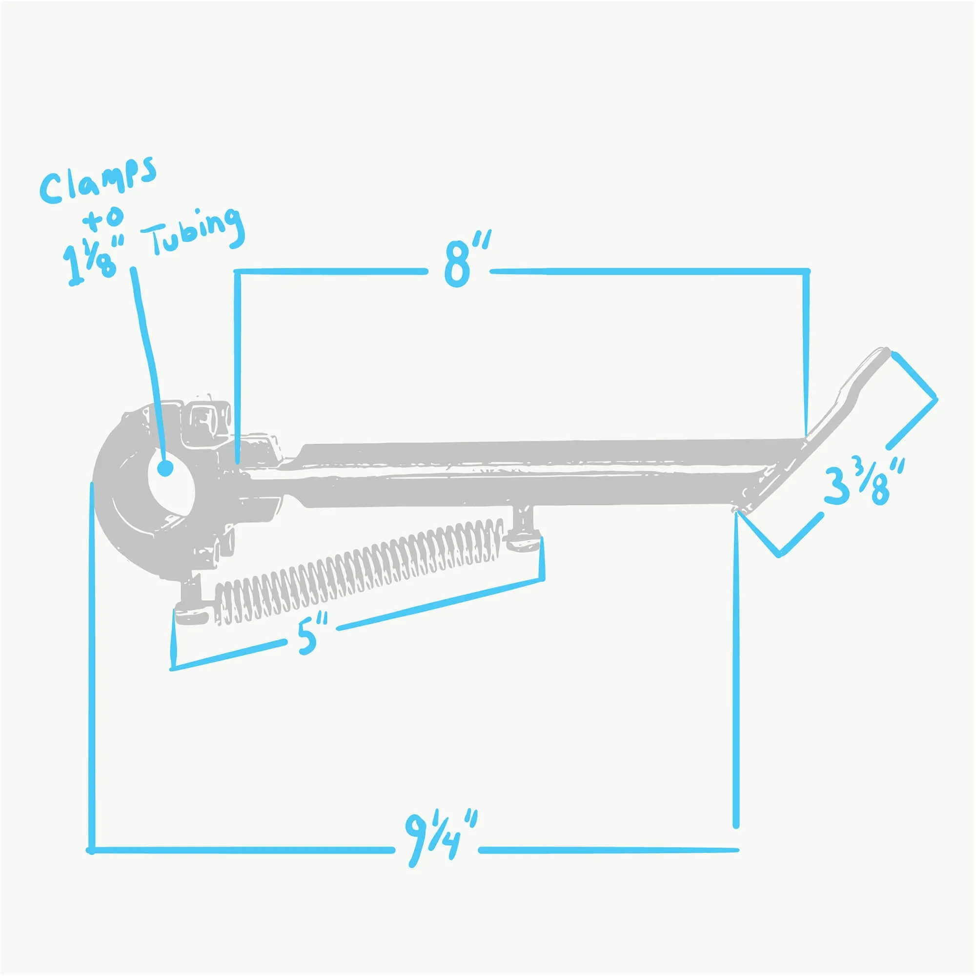 Triumph Universal Clamp On Kickstand