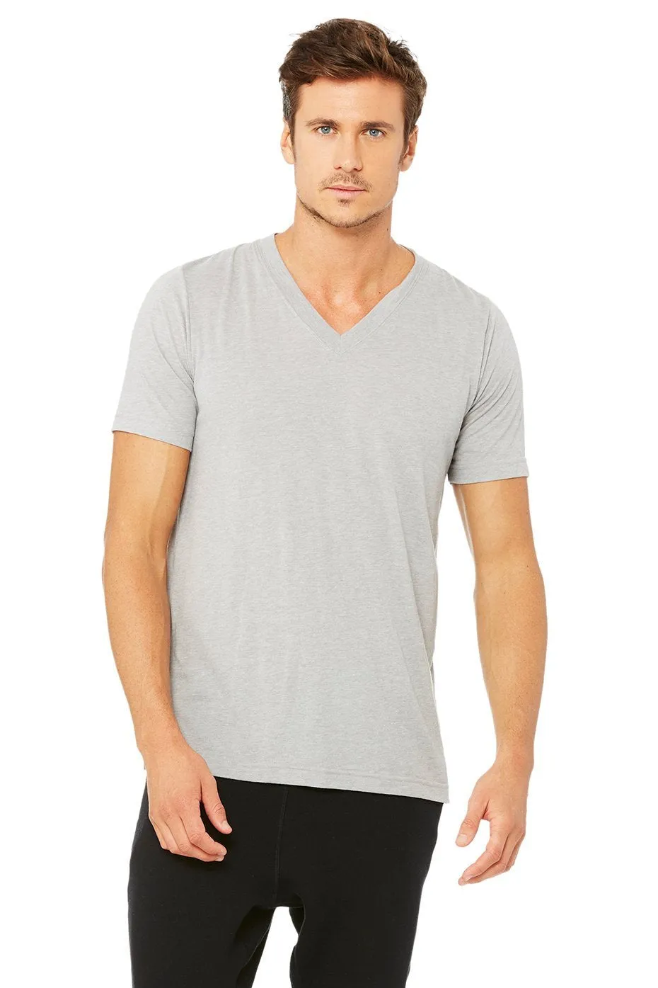 Triumph V-Neck Tee - Athletic Grey Suede Triblend