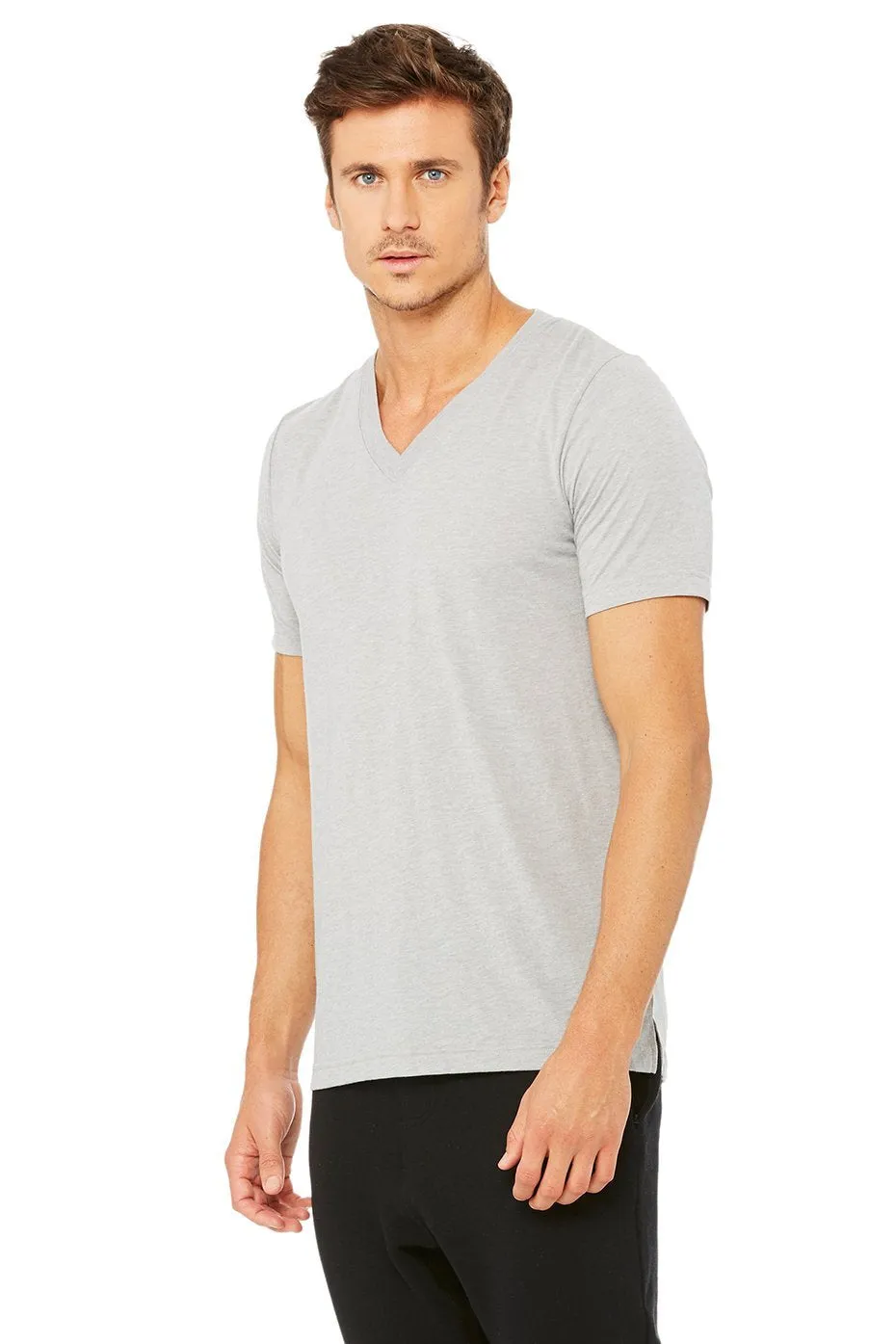 Triumph V-Neck Tee - Athletic Grey Suede Triblend