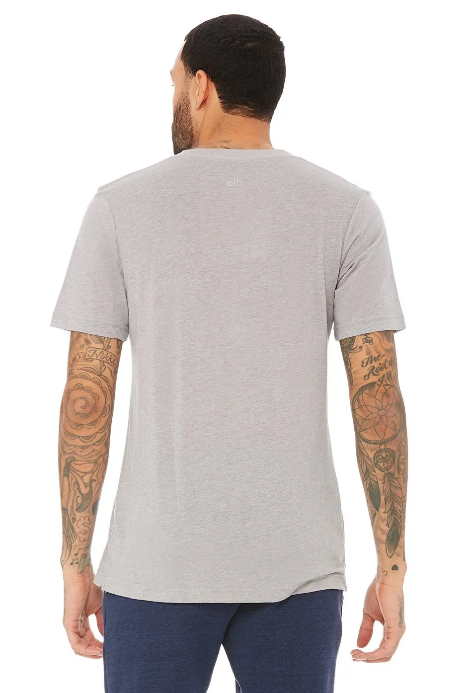 Triumph V-Neck Tee - Athletic Grey Suede Triblend