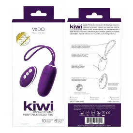 VeDO KIWI Rechargeable Bullet Egg - Deep Purple