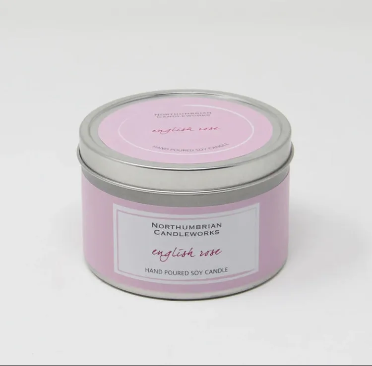 Vegan Soy Wax Candle English Rose